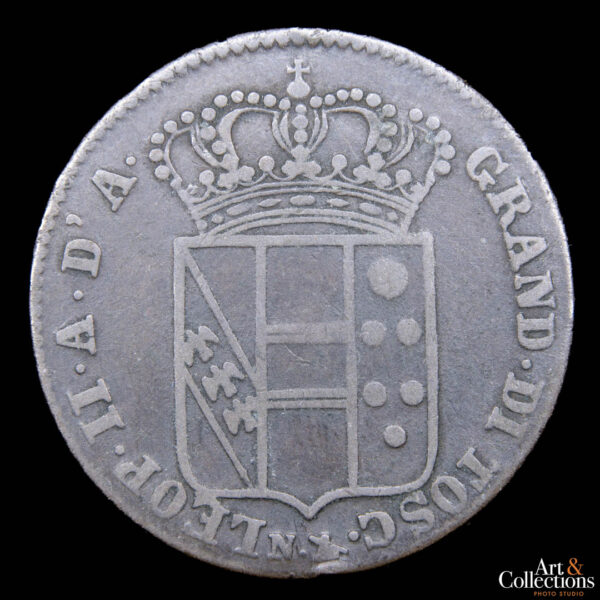 Italia (Gran ducado Toscana) 5 quattrini 1830 - Leopoldo II - Imagen 2