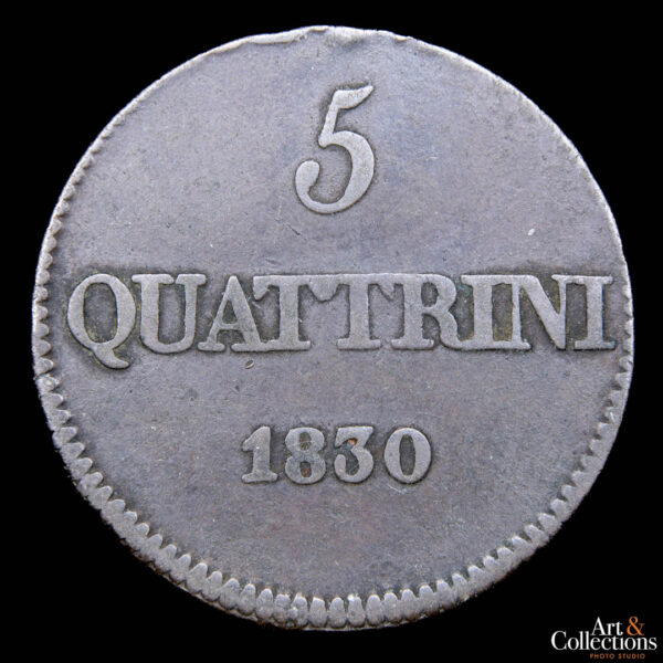 Italia (Gran ducado Toscana) 5 quattrini 1830 - Leopoldo II