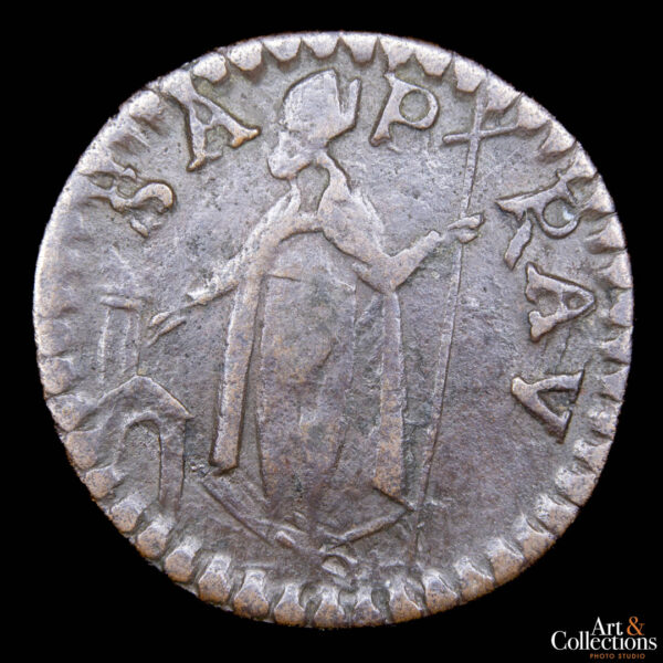 Italia (Estado papal de Ravenna) 1 quattrino 1750 - Papa Benedicto XIV