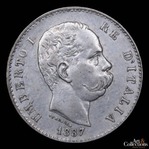 Italia 1 lira 1887 Umberto I