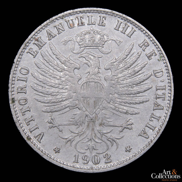 Italia 25 centesimi 1902 - Vittorio Emanuele III - Imagen 2