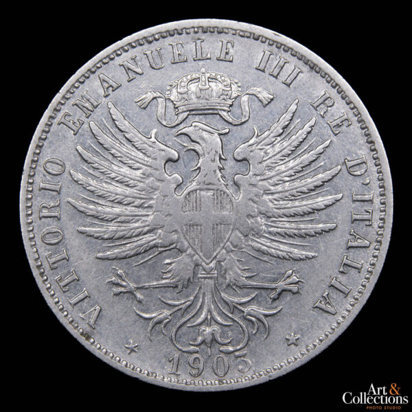 Italia 25 centesimi 1903 - Vittorio Emanuele III - Imagen 2
