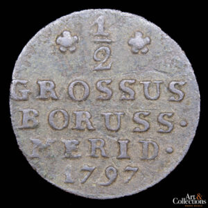 Polonia (Prusia del sur) 1/2 grossus 1797 B – Federico Guillermo III