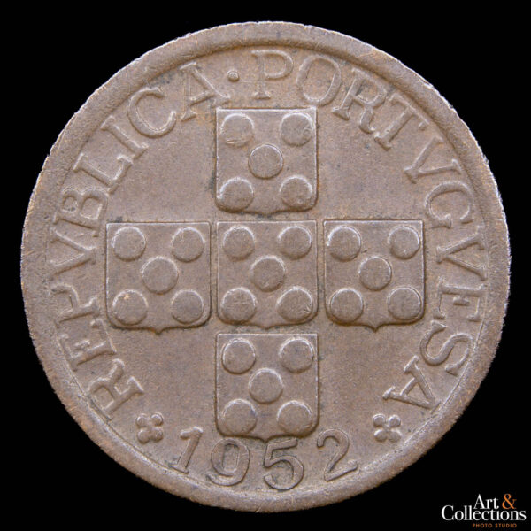 Portugal 10 centavos 1952 - Imagen 2