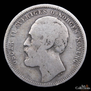 Suecia 1 corona 1875 – Oscar II