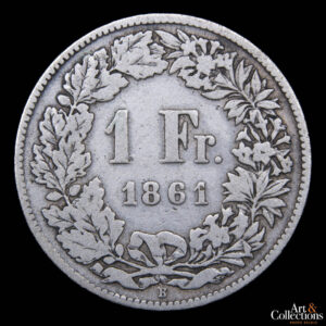 Suiza 1 franco 1861