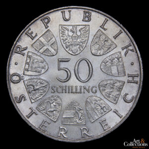 Austria 50 schilling 1971 80 Aniversario del nacimiento de Julius Raab