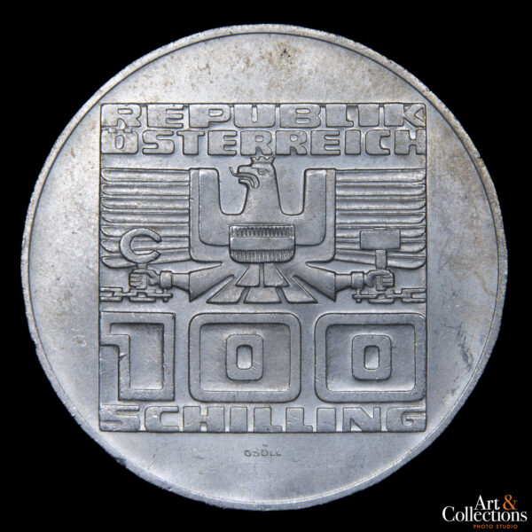 Austria 100 schilling 1978 1100° Aniversario de la fundacion de Villach - Imagen 2