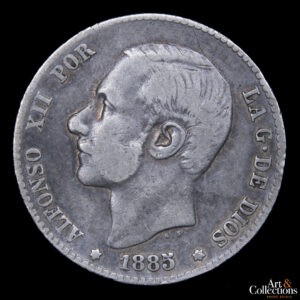 España 1 peseta 1885 Alfonso XIII