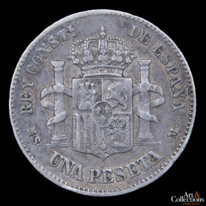 España 1 peseta 1885 Alfonso XIII