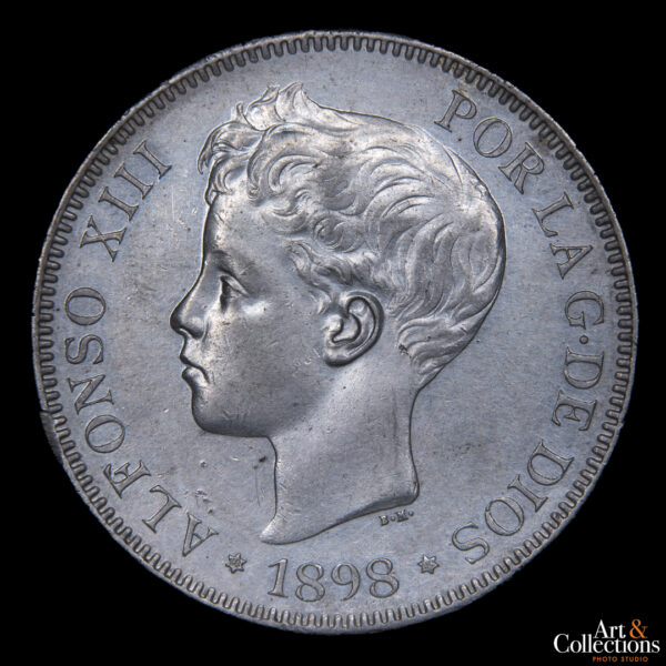 España 5 pesetas 1898 (98) Alfonso XIII