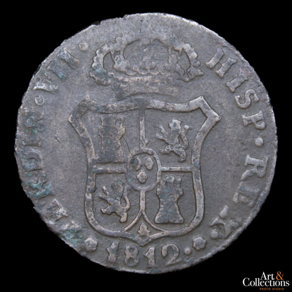 España (Principado de Cataluña) 3 quartos 1812 - Fernando VII