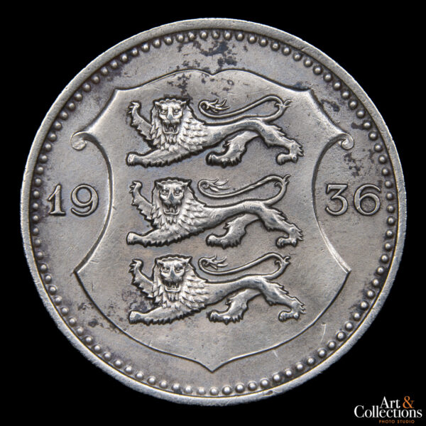 Estonia, Republica 50 senti 1936 - Imagen 2