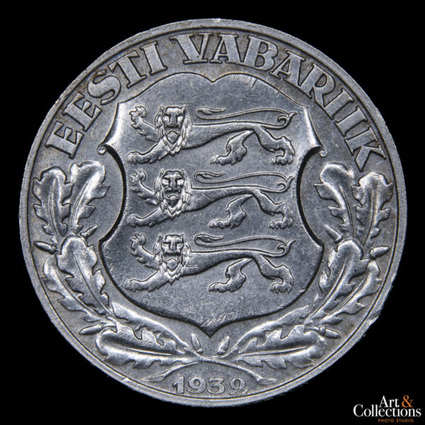 Estonia 2 krooni 1932 - 300° Aniversario de la Universidad de Tartu - Imagen 2
