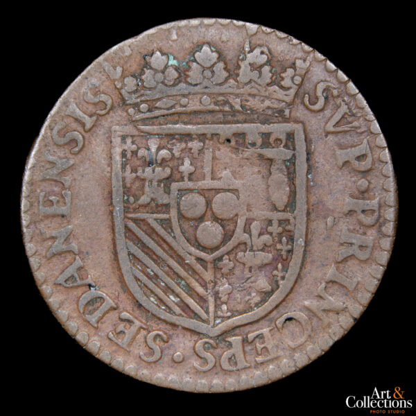Francia (Principado de Bouillion y Sedan) 2 liards 1613 - Imagen 2