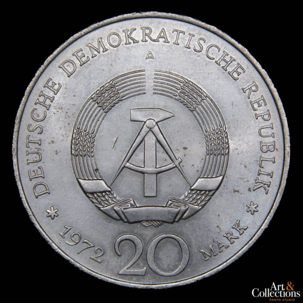 Alemania Democratica 20 marcos 1972 A - Friedrich von Schiller