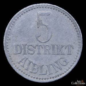 Alemania (Distrito de Aibling) 5 pfennig 1917