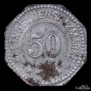 Alemania (Ciudad de Dingelstadt) 50 pfennig 1918 – Escasa