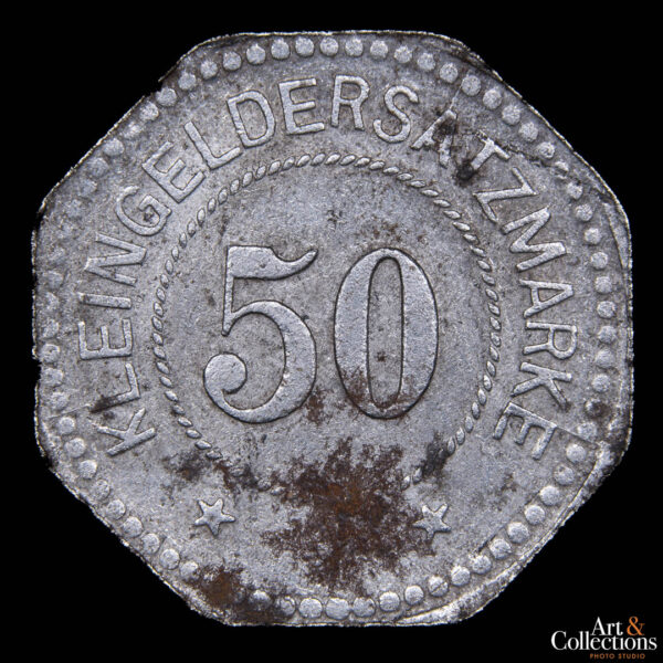 Alemania (Ciudad de Dingelstadt) 50 pfennig 1918