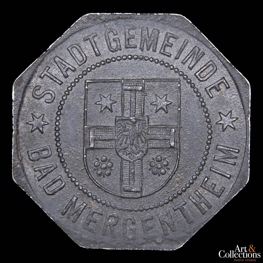 Alemania (Ciudad de Mergentheim) 50 pfennig 1918