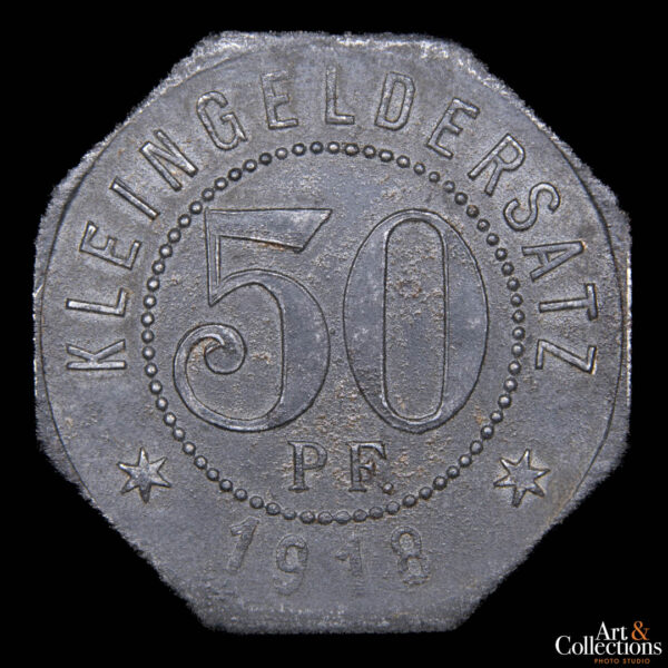 Alemania (Ciudad de Mergentheim) 50 pfennig 1918