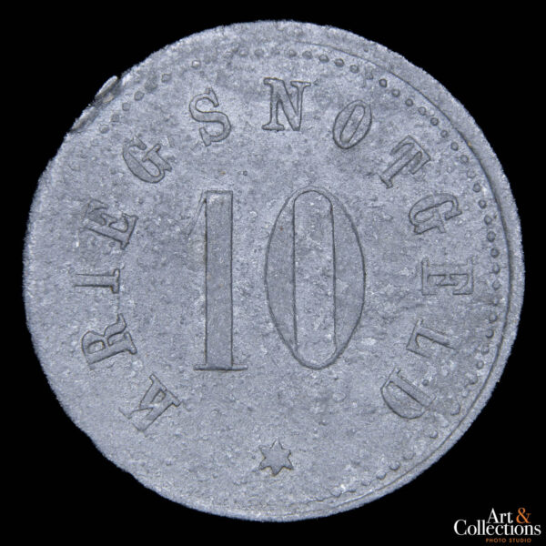 Alemania (Ciudad de Simbach) 10 pfennig 1917/19