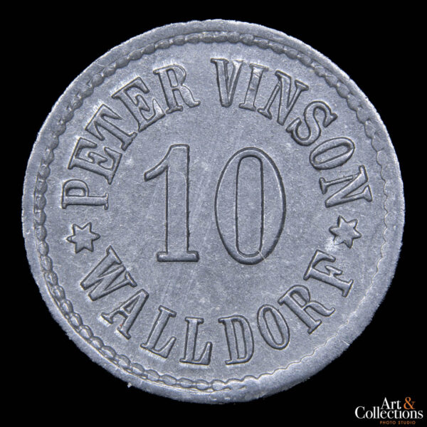 Alemania (Walldorf - Peter Vinson) 10 pfennig S/F