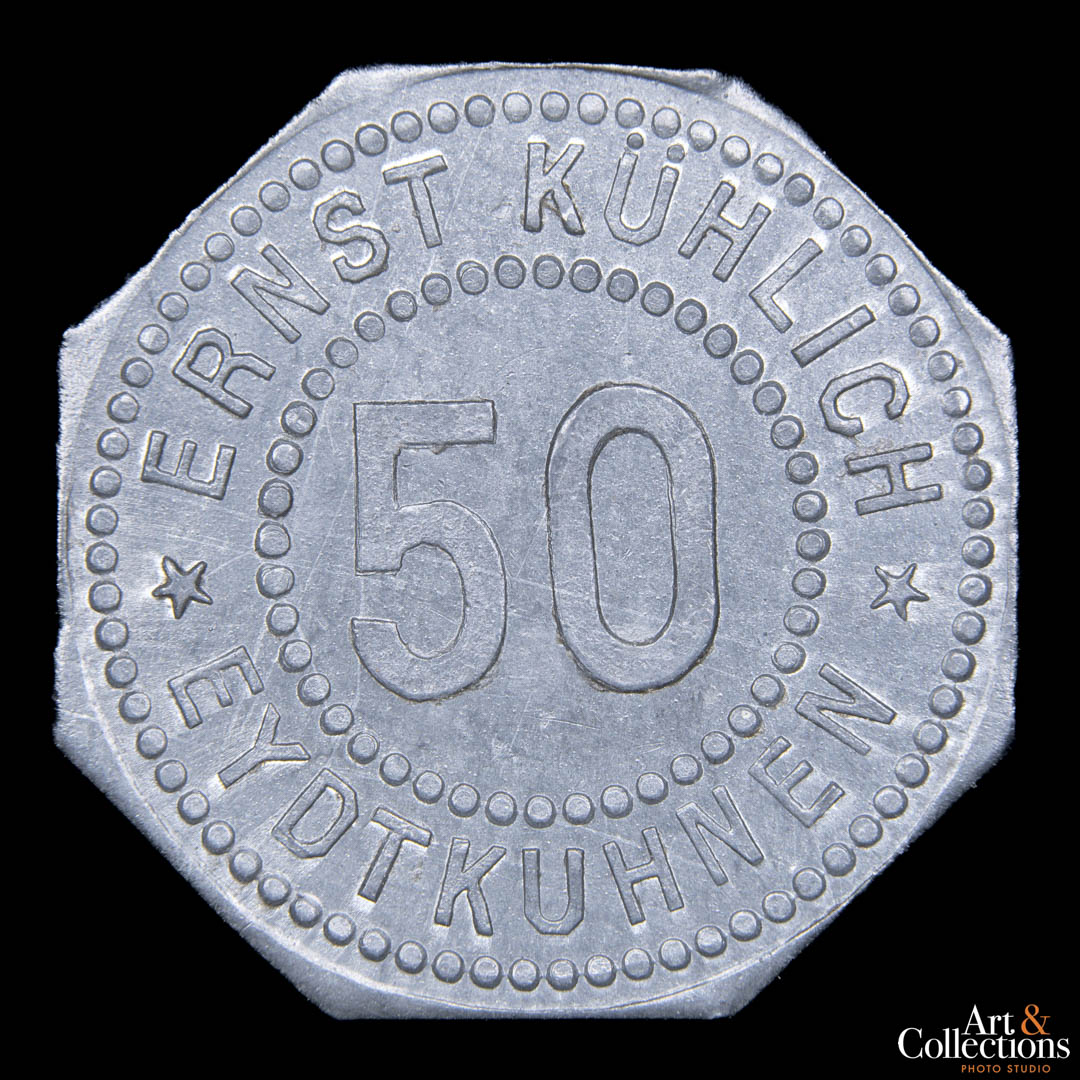 Alemania (Eydtkuhnen Ernst Kühlich) 50 pfennig 1914