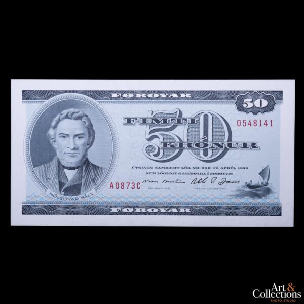 Faeroe, Islas 50 kronor 1967 (L.1949)