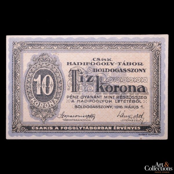 Hungria (Boldogasszony - Campo de prisioneros 1era guerra) 10 coronas 1916