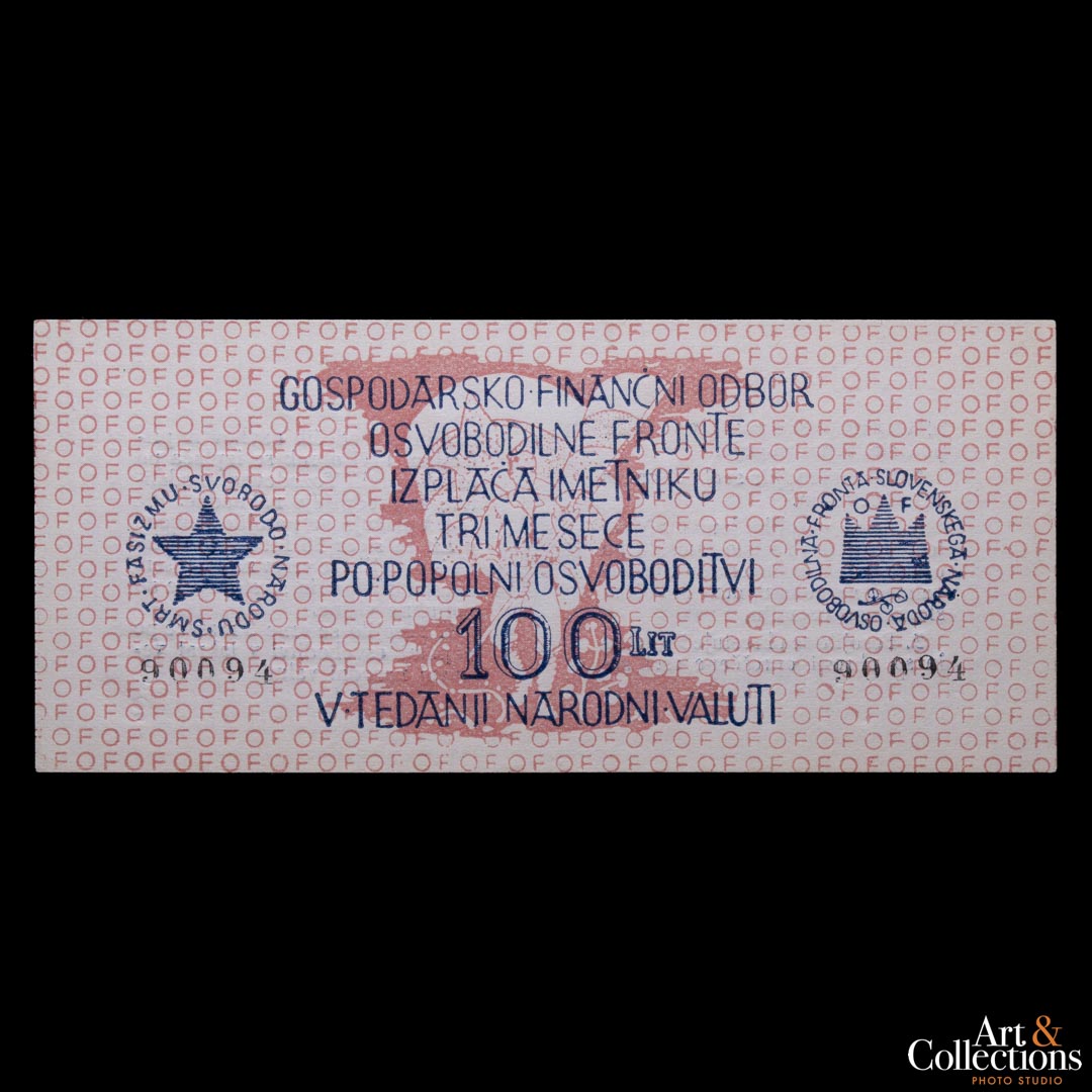 Yugoslavia (Militar) 100 lit 1944