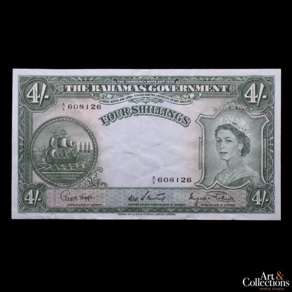 Bahamas 4 shillings 1953 (ND)