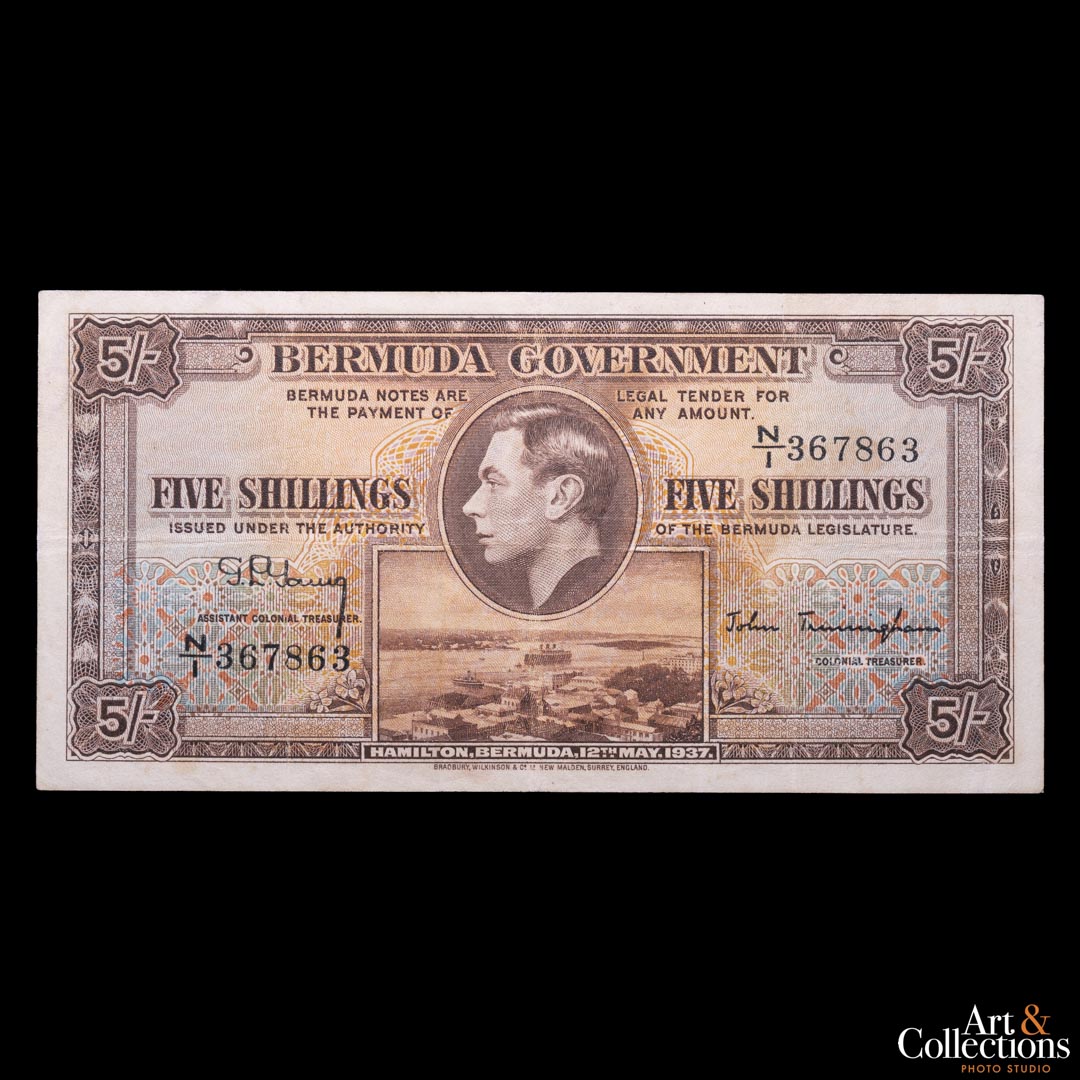 Bermuda 5 shillings 1937
