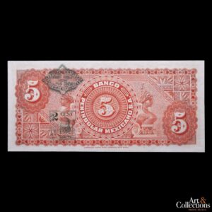Mexico (Banco peninsular) 5 pesos 1914