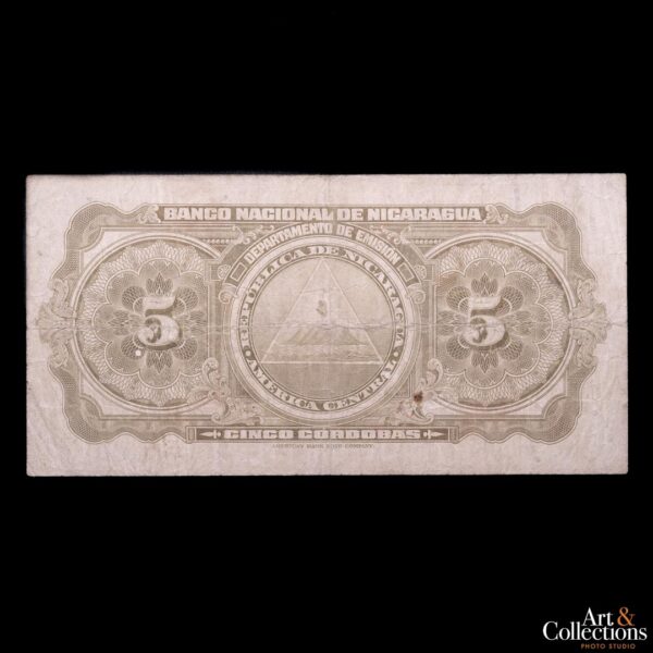 Nicaragua 5 cordobas 1945