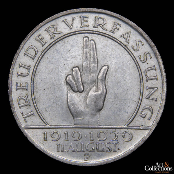 Alemania (Republica de Weimar) 3 reichsmark 1929 F