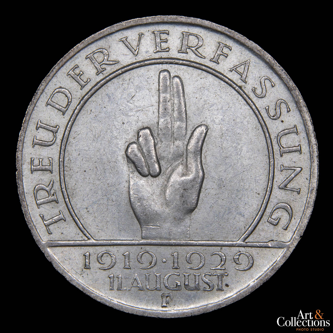 Alemania (Republica de Weimar) 3 reichsmark 1929 F