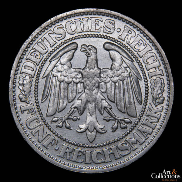 Alemania (Republica de Weimar) 5 reichsmark 1931 D