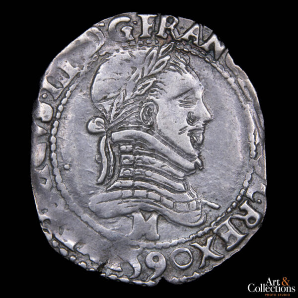 Francia (Reino de Carlos X) 1/4 franco 1590