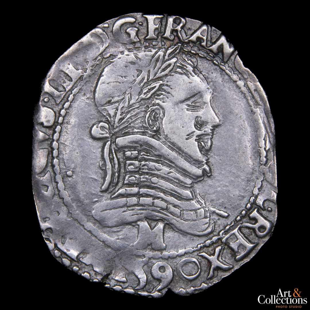 Francia (Reino de Carlos X) 1/4 franco 1590