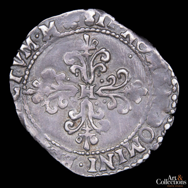 Francia (Reino de Carlos X) 1/4 franco 1590