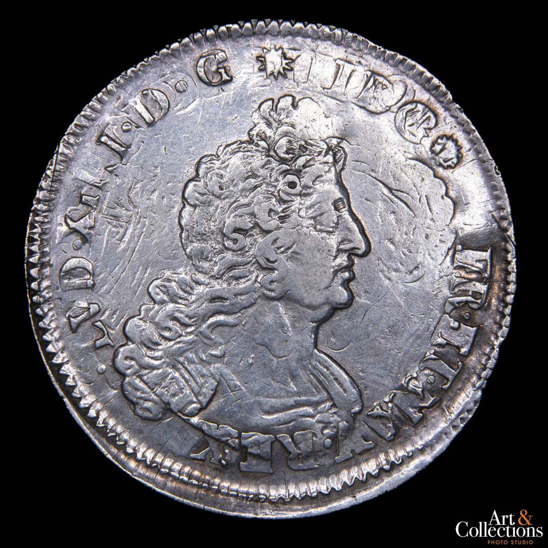 Francia (Luis XIV) 1/2 ecu 1704