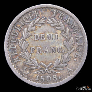 Francia 1/2 franco 1808 – Napoleon I