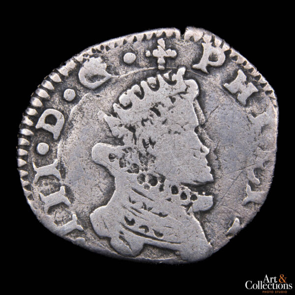 Italia (Reino de Sicilia, bajo dominio español) 2 tari 1610 DC