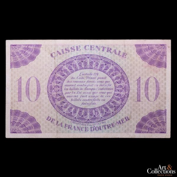 Africa Ecuatorial Francesa 10 francos 1944