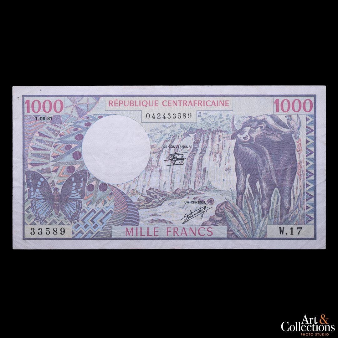 Republica Centroafricana 1000 francos 1981