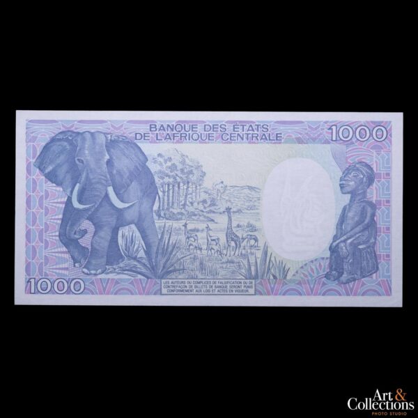 Gabon 1000 francos 1990