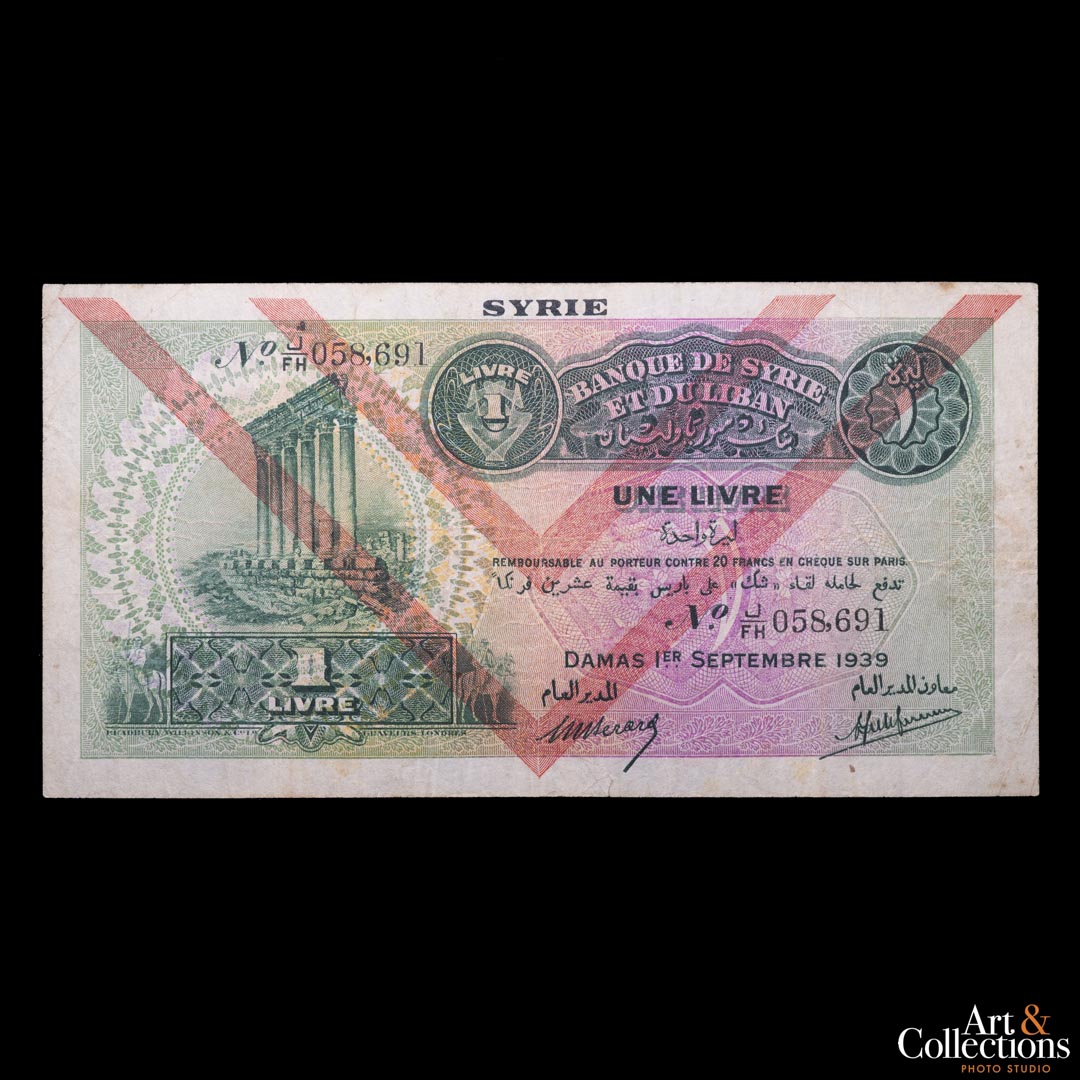 Siria (Banco de Siria y de Libano) 1 livre 1939