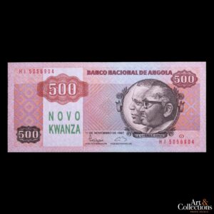 Angola 500 nuevas kwanzas 1987