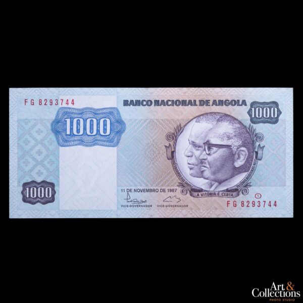 Angola 1000 nuevas kwanzas 1987